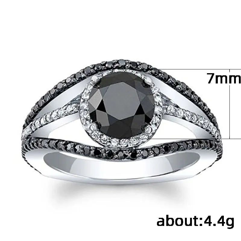 F328 Vintage Moissanite Ring Oval Cut White Gold Pave Setting Engagement Band for Women
