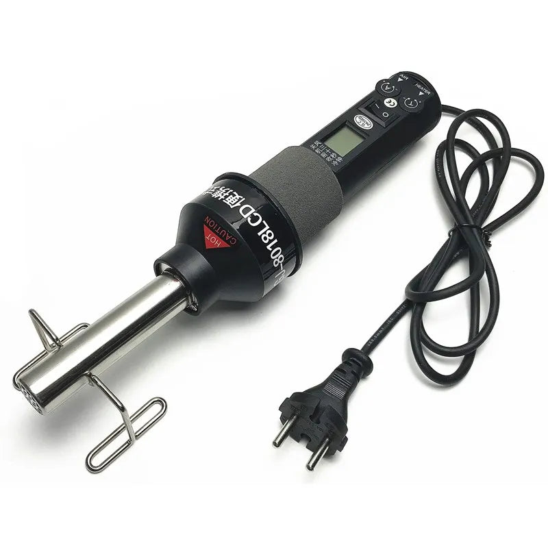 Portable Digital Heat air Gun GJ8018 Welding Tool Repair Station Complimentary 9 Nozzle Heat Shrink Gun 220V