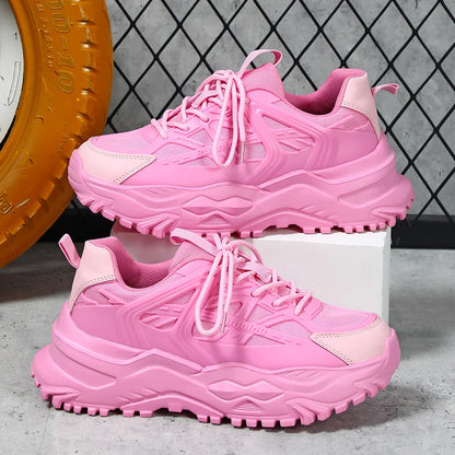 Sneaker Custom Logo Chunky Shoes Zapatos Deportivos Para Hombres Customizable Women Sneakers Breathable Sporty Couple Shoes