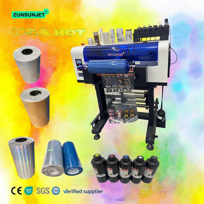 Dtf Uv Printer Laminator All in One Desktop Size