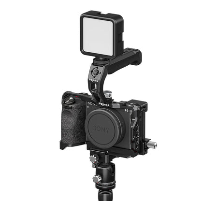 A6700 Camera Cage with Top Handle and Cold Shoe for A6700 Aluminum Alloy Anti-Scratch DSLR Rig Kit Accessories