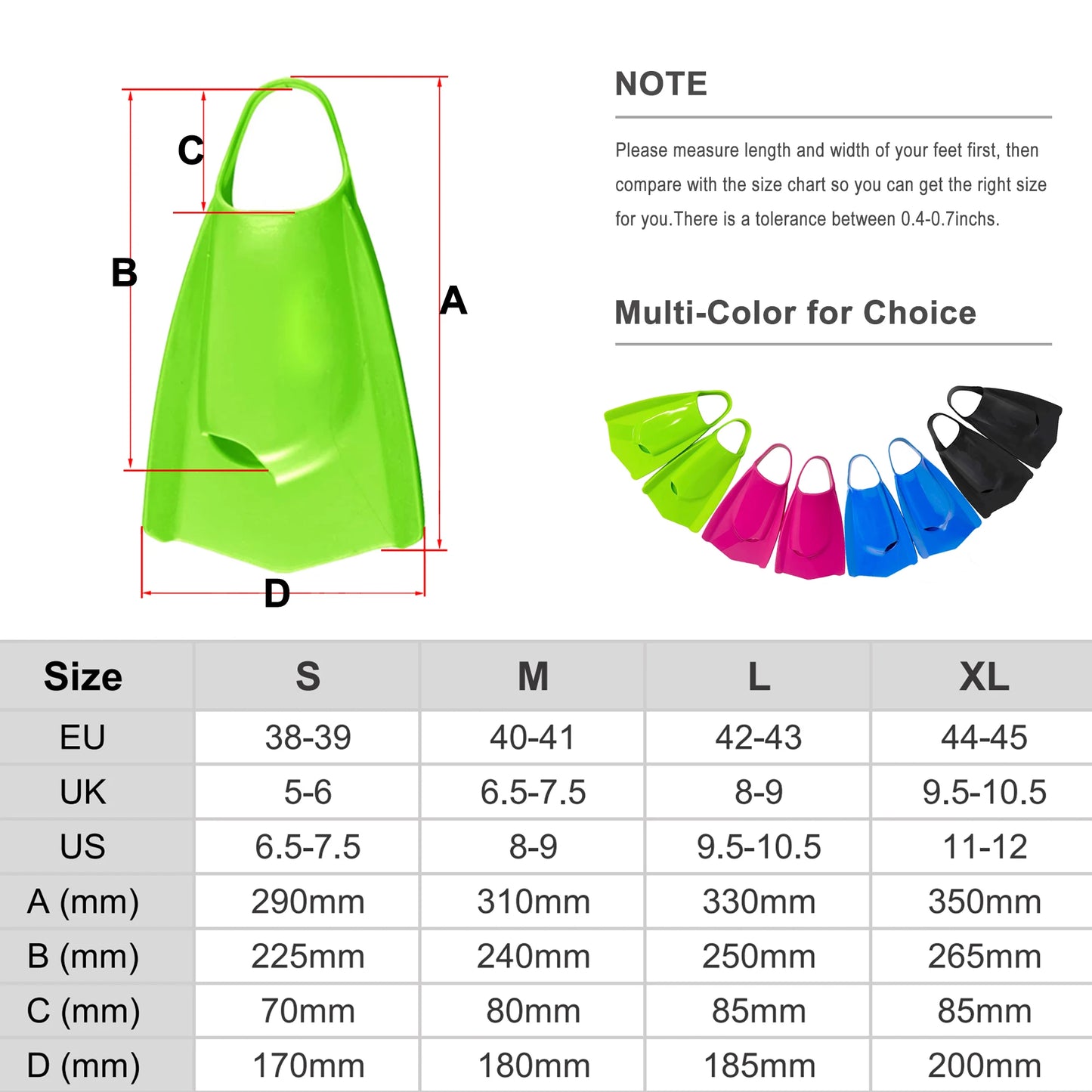 Professional Swim Training Fins Comfortable Silicone Short Blade Flippers Open Heel Unisex Adult Power Swimming Fin