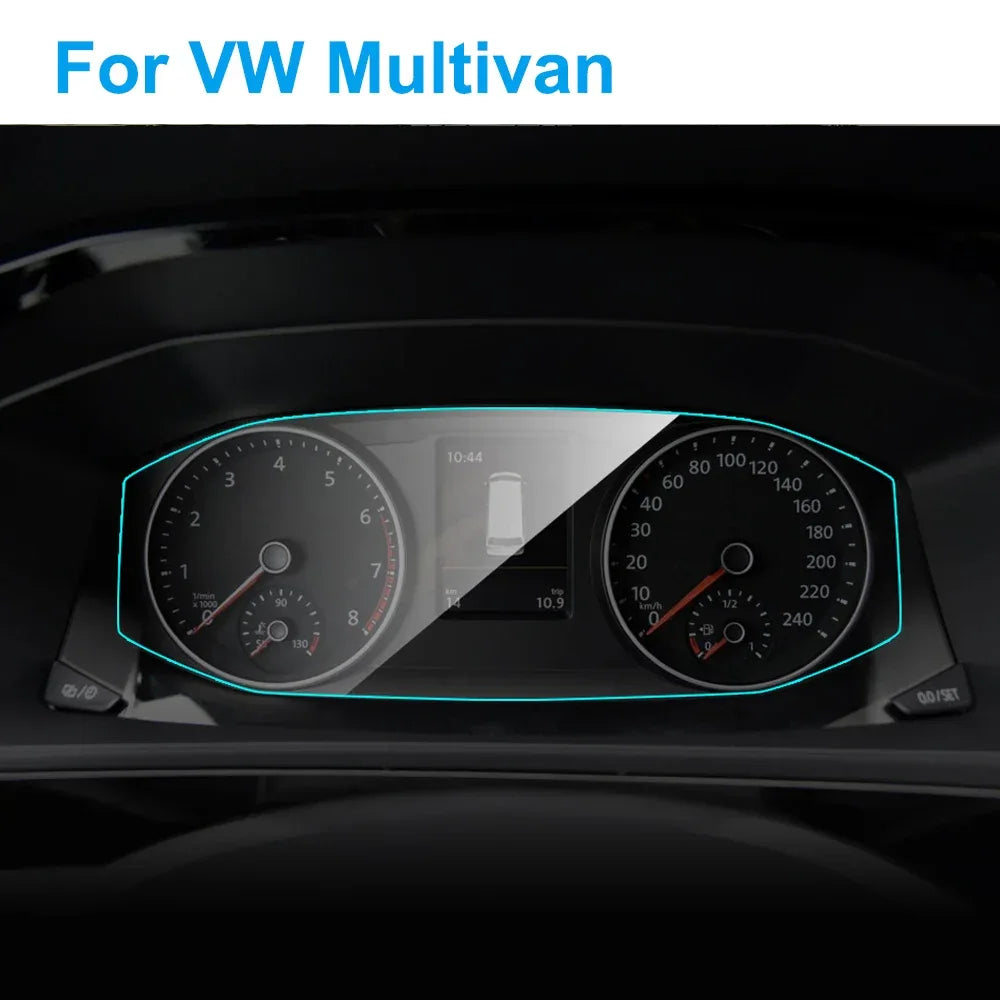 Auto TPU Protective Films For Volkswagen VW Multivan 2016-2019 Dashboard Membrane Scratch Cluster Screen Panel Car Accessories