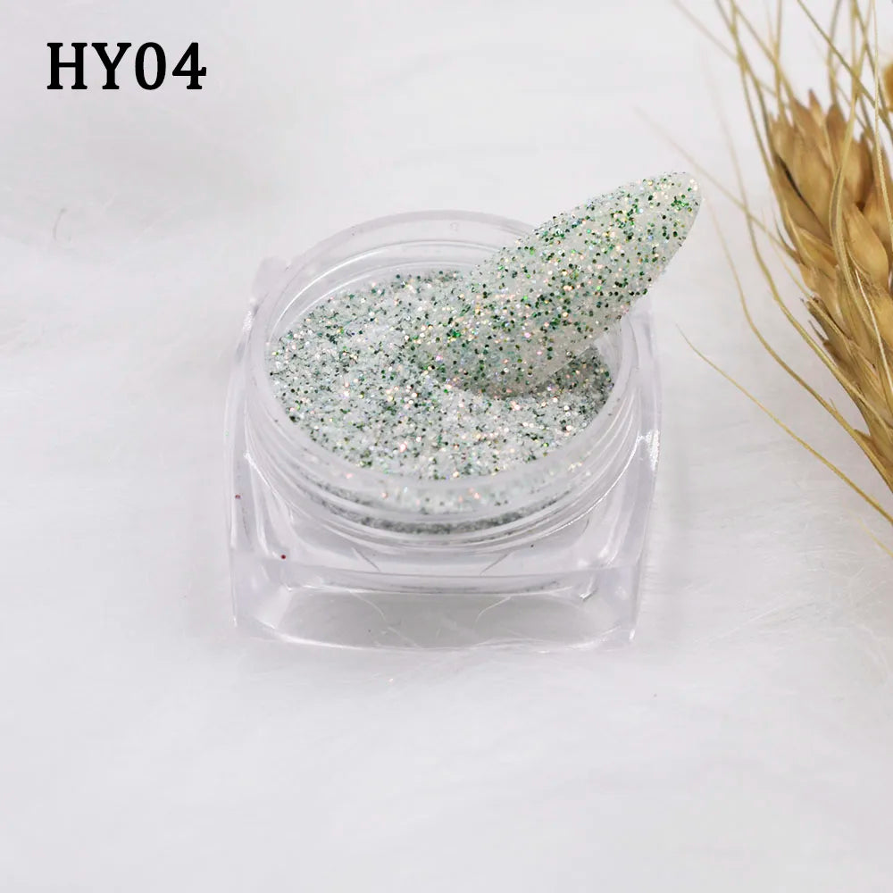 Prime Quality Wholesale PET Glitter Shapes Holographic or Iridescent Chunky Mixes Hexagon Glitter