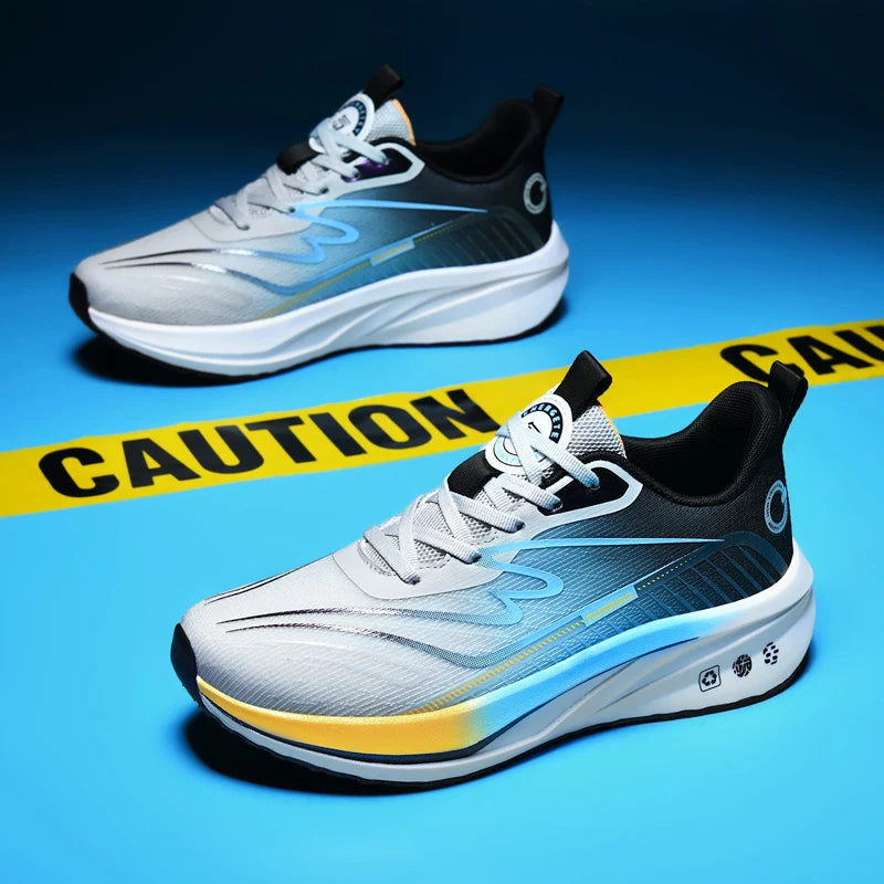 Premium Breathable Mesh Running Shoes Lightweight Carbon Fiber High-Traction Outsole US 13/ EU 47-48 Winter Anti-Slip Foam