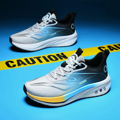 Premium Breathable Mesh Running Shoes Lightweight Carbon Fiber High-Traction Outsole US 13/ EU 47-48 Winter Anti-Slip Foam