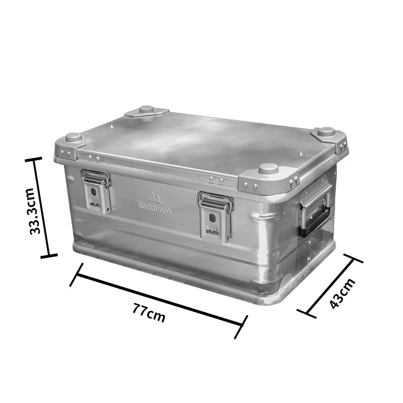 For N15 30L/50L/95L Folding Aluminum Alloy Storage Box for Kitchen Use-Meat Camping & Clothes Containers