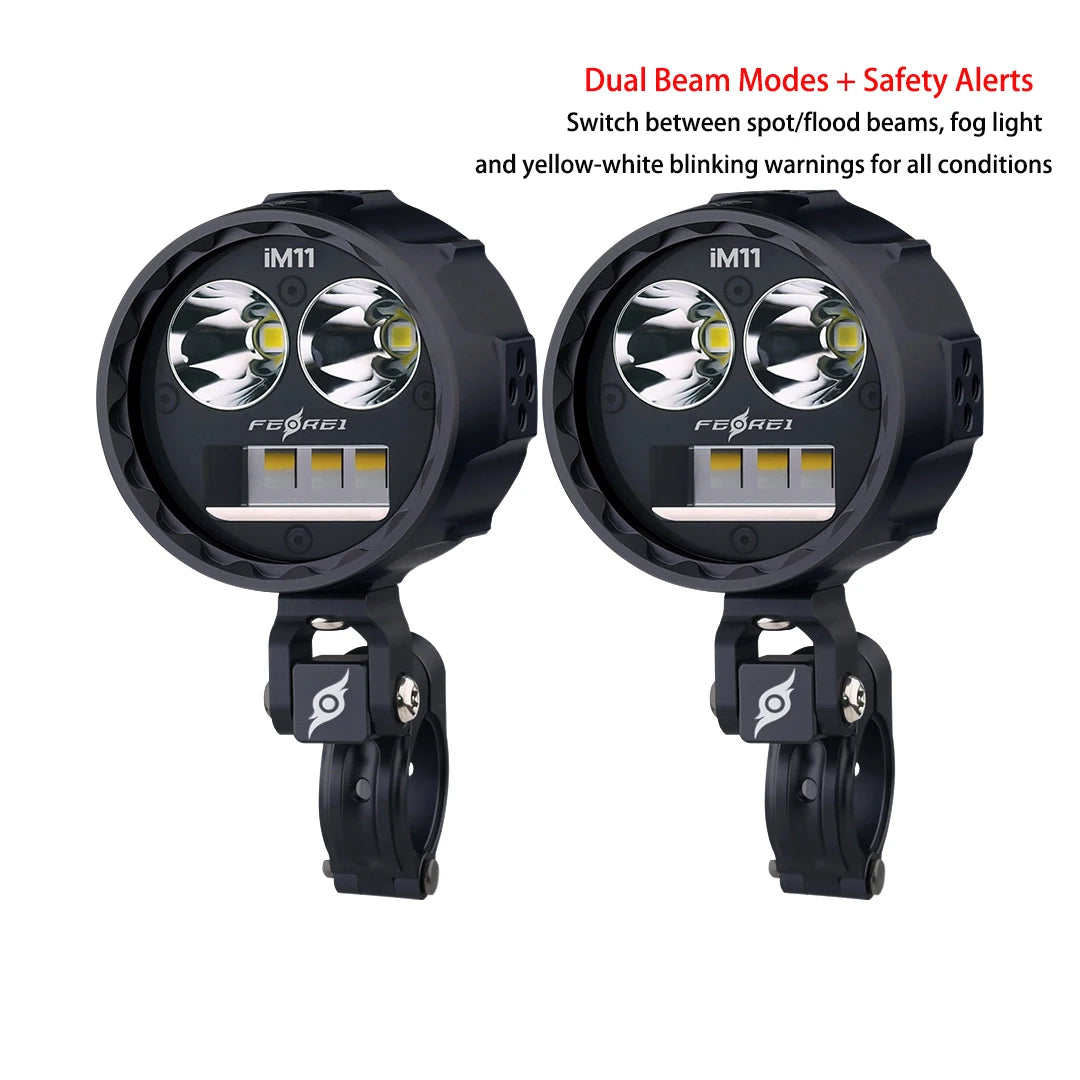 Ferei Front Small Fog Lights LED Para Motos Auxiliary Driving Lights IPX8 Waterproof Compact for 1250GS/1200GS Motorcycle