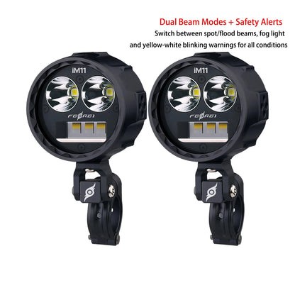Ferei Front Small Fog Lights LED Para Motos Auxiliary Driving Lights IPX8 Waterproof Compact for 1250GS/1200GS Motorcycle