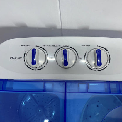 4kg Semi-automatic Twin-cylinder Plastic Washing Machine With Dryer Household Mini Babies and Children Washing Machine