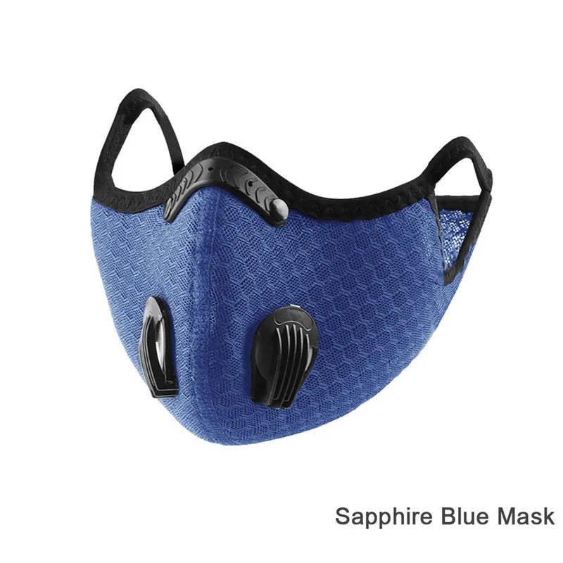 Sport Face Mask Activated Carbon Filter Dust Mask PM 2.5 Anti-Pollution Running Training MTB Road Bike Cycling Mask