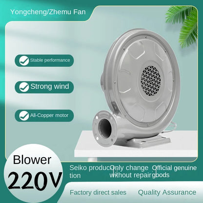 250W Medium Pressure Centrifugal Fan 220V Powerful Industrial Air Blower Free Standing Kitchen Blower OEM/ODM Supported