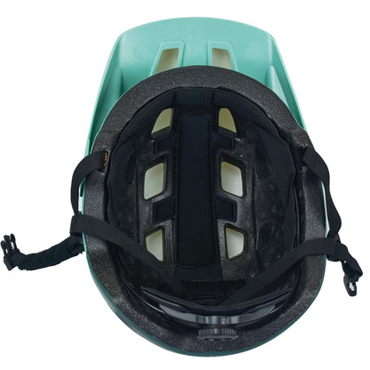 2025 NEW LA Bike Helmet with Visor Moutain Bike Helmet with Rear Light Rechargeable Intergrally-mold PC Shell Led Lights Helmet