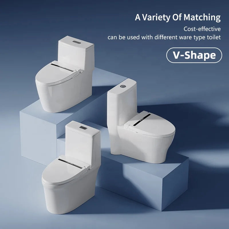 U Shape Ultra Slim Smart Toilet Seat Premium Version Auto Washing Cover Lid Intelligent Heated Toilet Seat With Remote