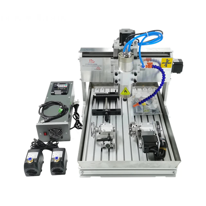 4060 CNC Engraving Machine-220V 1.5KW 3 Axis Wood Router Metal Engraver Milling Lather LY 4060 DIY Water-Cooled Aluminum