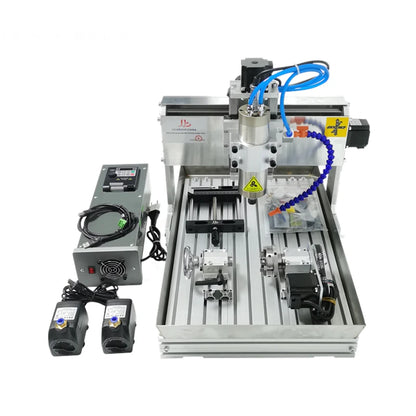 4060 CNC Engraving Machine-220V 1.5KW 3 Axis Wood Router Metal Engraver Milling Lather LY 4060 DIY Water-Cooled Aluminum