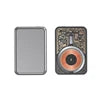 2025 Hot Selling Transparent Holder Power Bank 5000mAh Wireless 15W Fast Charging Magnetic 2-in-1 Quick Charger
