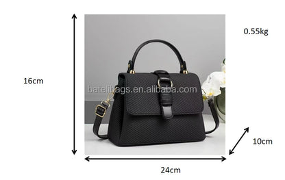 2025 Korean Style Ladies Fashion Large Capacity Women's Bag Solid Color Multifunctional Durable Foldable Zipper Chains