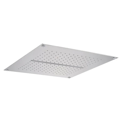 Luxury Brass Rainfall Shower Panel Rain Spa Head Polished Chrome Ceiling Faucets Diverter Ceramic Valve Core Rain Spray Pattern