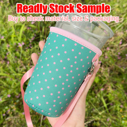 OEM Neoprene Cup Sleeve Custom Coffee Sleeve Custom Beach Portable Coffee Cup Holder for Coffee Holder Diving Material Cup Cover