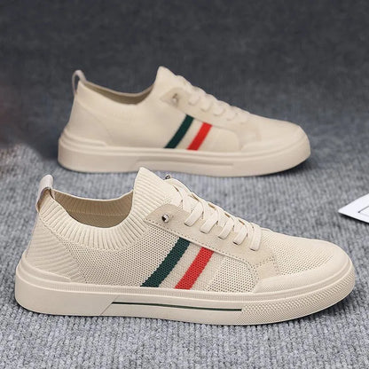 YF New Men's  Casual Sports Shoes White  Fashion Wear Resistant Shoes Men's Walking Shoes