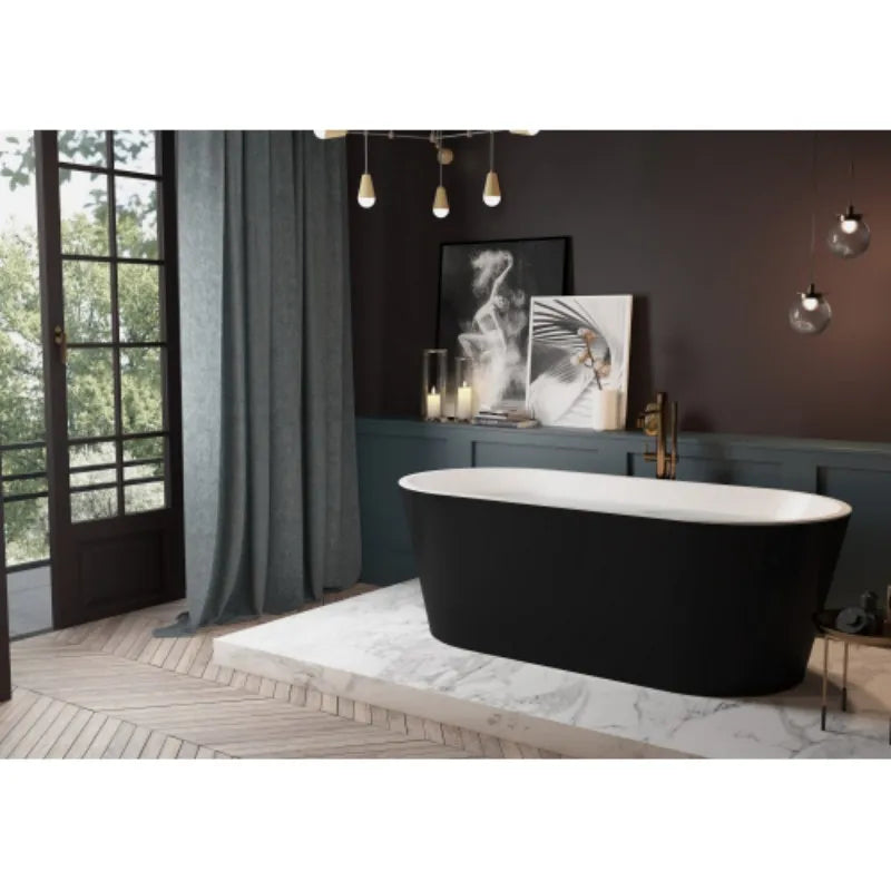 High Quality Luxury Acrylic Alcove Freestanding Soaking Bathtub Modern Large Bathtub Deep Popular French Bathtub for Sale
