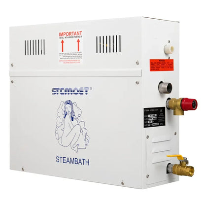 Modern 6KW 9KW Stainless Steel Sauna Steam Generator Wet Steam Bath Machine with Computer Control Panel for Home 2 People