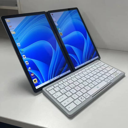 OEM Dual Touchscreen 11 Inch 180° Adjustment Notebook N100 CPU 32GB+512GB/1TB Touchscreen Laptop Table PC Factory Price