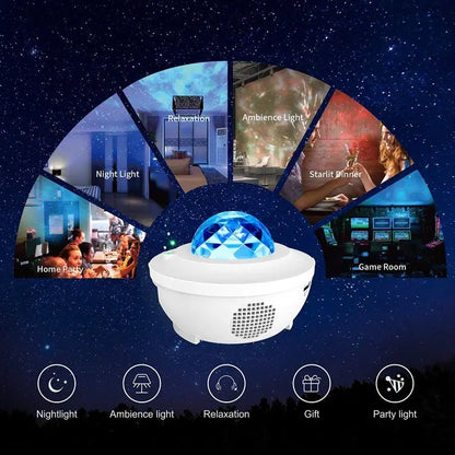 Wholesales Led Laser  Decor Smart Music Starry Star Projectors Light Star Projector Light Galaxy Projector for Bedroom Ceiling