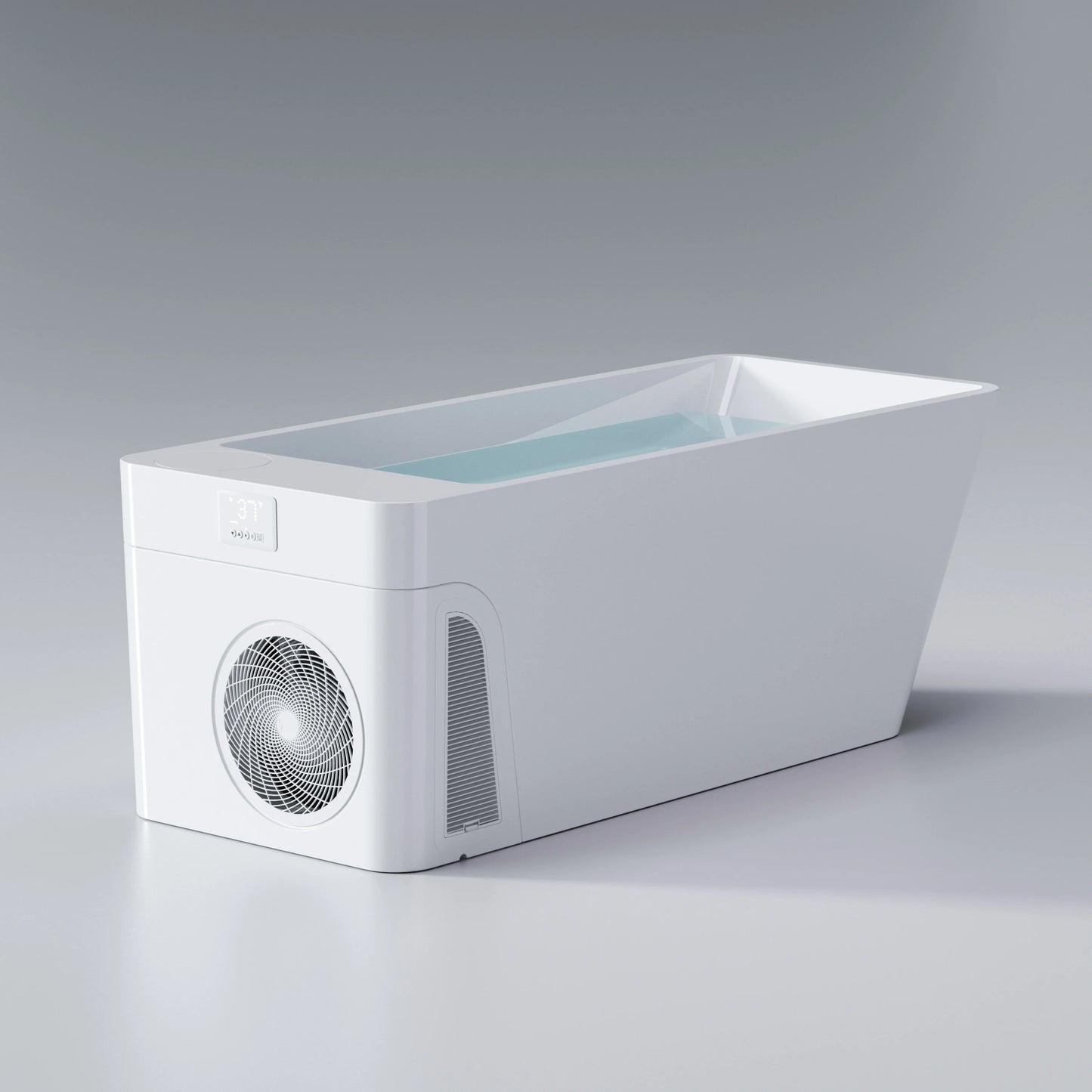 Customized All-in-One Acrylic Athlete Recovery Rectangular Ice Bathtub Wifi APP Control Cold Plunge Chiller Bathtubs Whirlpools