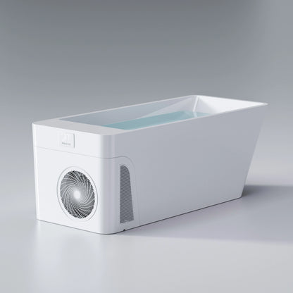 Customized All-in-One Acrylic Athlete Recovery Rectangular Ice Bathtub Wifi APP Control Cold Plunge Chiller Bathtubs Whirlpools