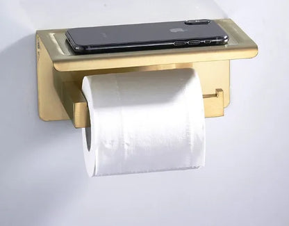 Luxury Stainless Steel 304 Brushed Gold Luxurious Bathroom Accessories Set