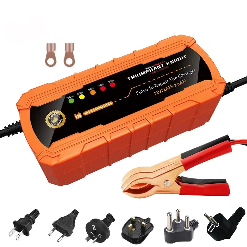 New Arrival 12v 2a Car Battery Repair Charger With Power Bank Repair Charger Car Portable Battery