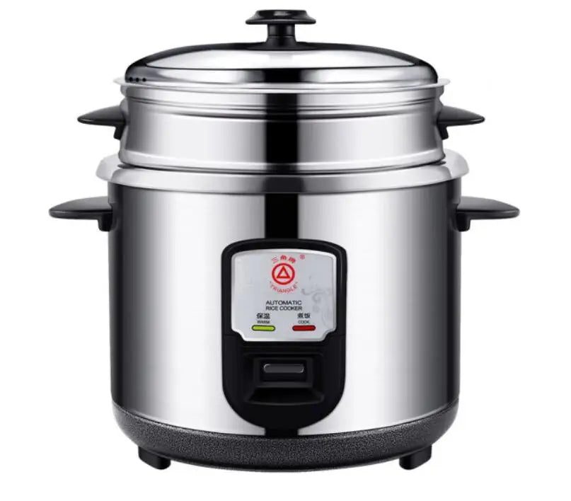 household electric food cooker Triangle CKD-Z30G small home rice cooker 3L all stainless steel  inner 220-230-240V soup maker