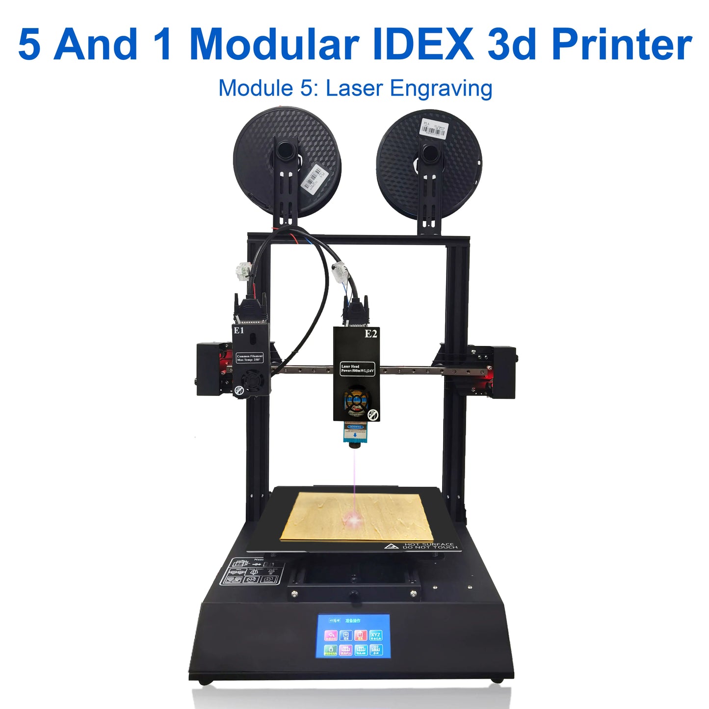 MakerPi P3 PRO 3 3D Printer  in 1 Laser CNC 3D Printer Dual Head 3D Drucker Laser