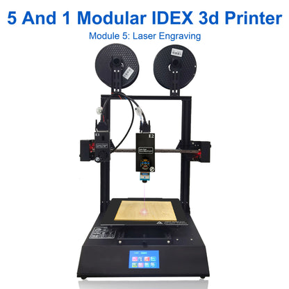 MakerPi P3 PRO 3 3D Printer  in 1 Laser CNC 3D Printer Dual Head 3D Drucker Laser