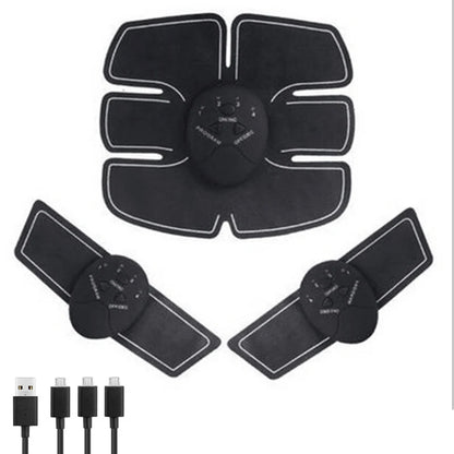 Hot Sell Rechargeable ABS ab TENS Unit Electro Pulse Belly Muscle Stimulator Trainer for People Workout Fitness