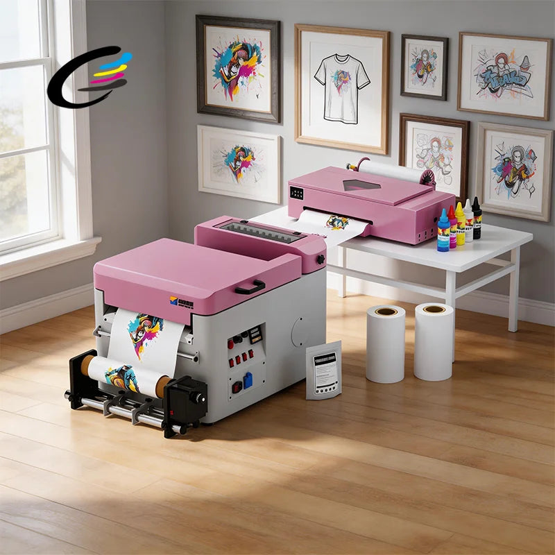 US stock, direct shipping. XP600 A3+DTF printer with printhead white ink circulation and no clogging.