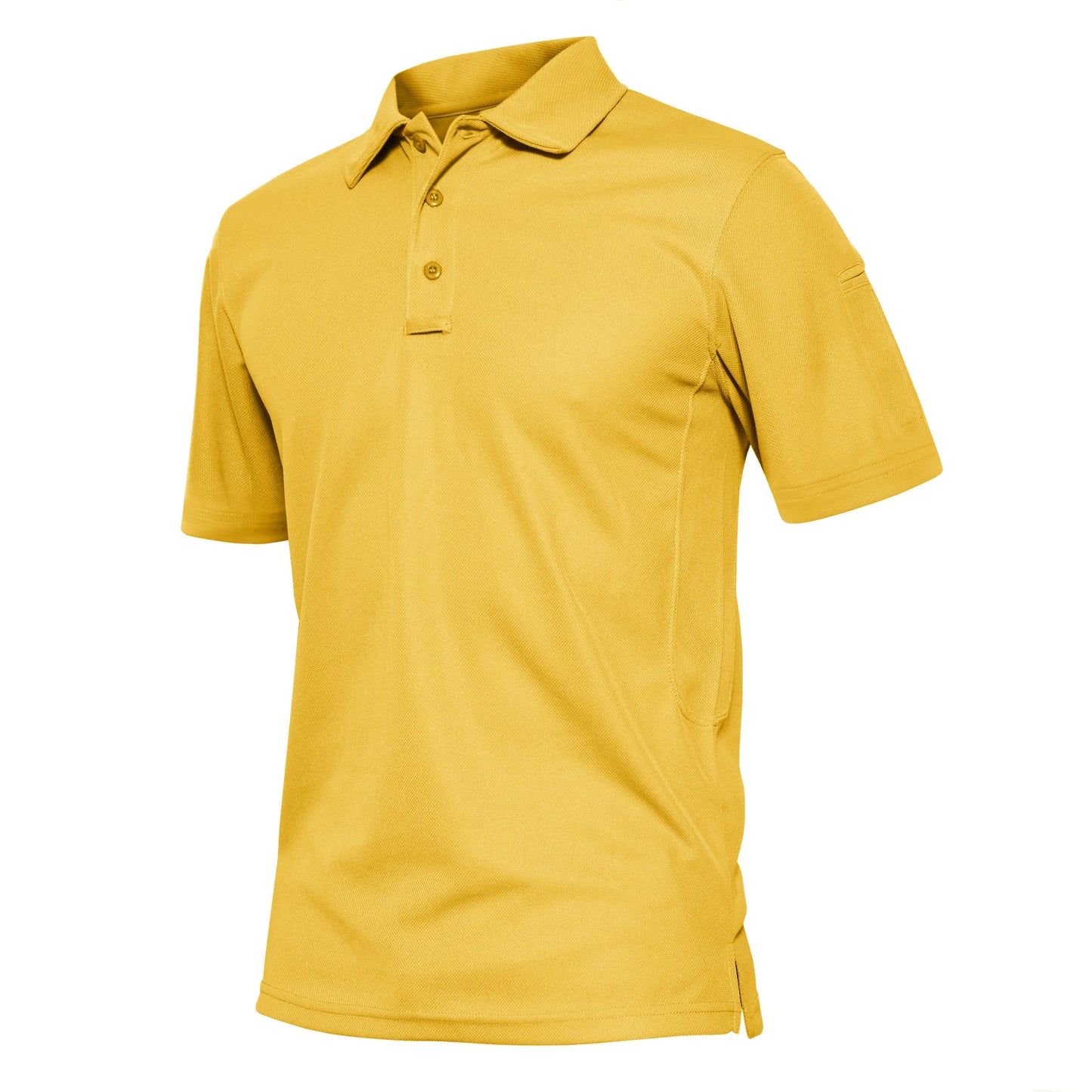 KEFITEVD Summer Golf T-shirts Men's Short Sleeve Quick Drying Polo Shirt Lightweight Outdoor Hiking Camping T-shirts Tee Tops