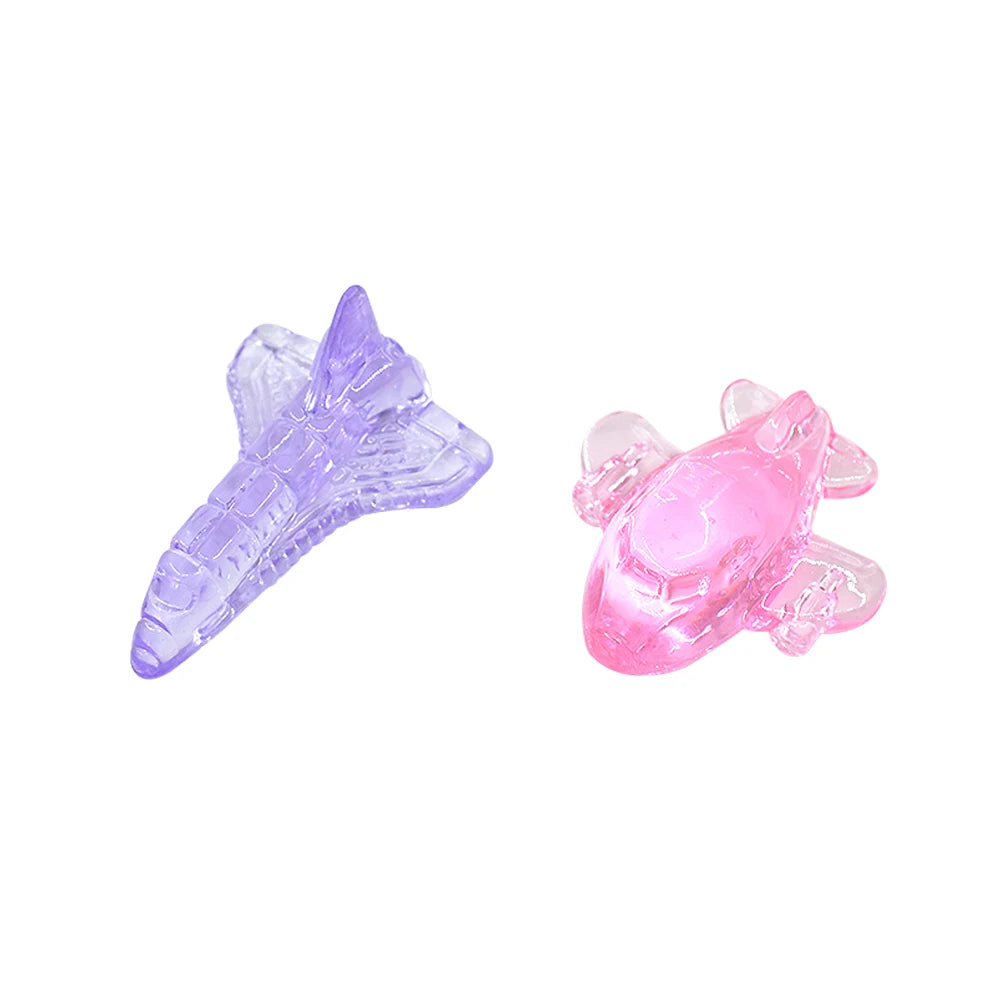 Acrylic Color Transparent Cute Children Play House Cartoon Resin Furniture Animal Decoration