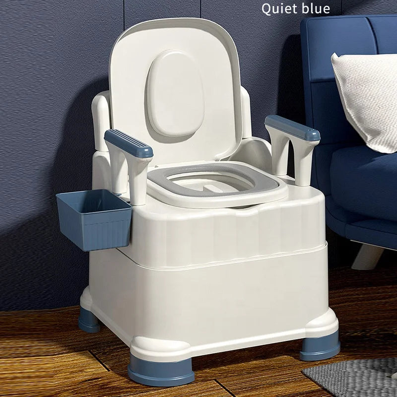 Portable Toilet Outdoor Camping  Load Anti-slip Adult Children Mobile Toilet for Home Hospital Travel Plastic Toilet