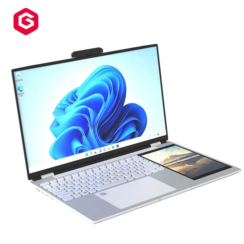15.6 Inch + 7 Inch Dual Screen Inter N150 Generation 16GB Ram 512gb SSD Brand New Laptop Computer Pc