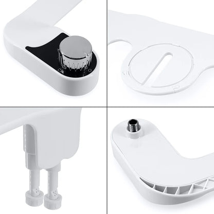 High Quality Dual Nozzle Self-Cleaning Cold Water Slim Toilet Bidet Sprayer Attachment Non-Electric Mechanical Modern Plastic