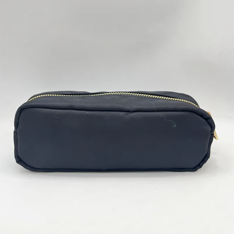 RTS Stock Nylon Girls Durable Colorful Simple School Bag Holder Storage Pouch Bag Gift Cute Marker Pen Classic Slim Pencil Case