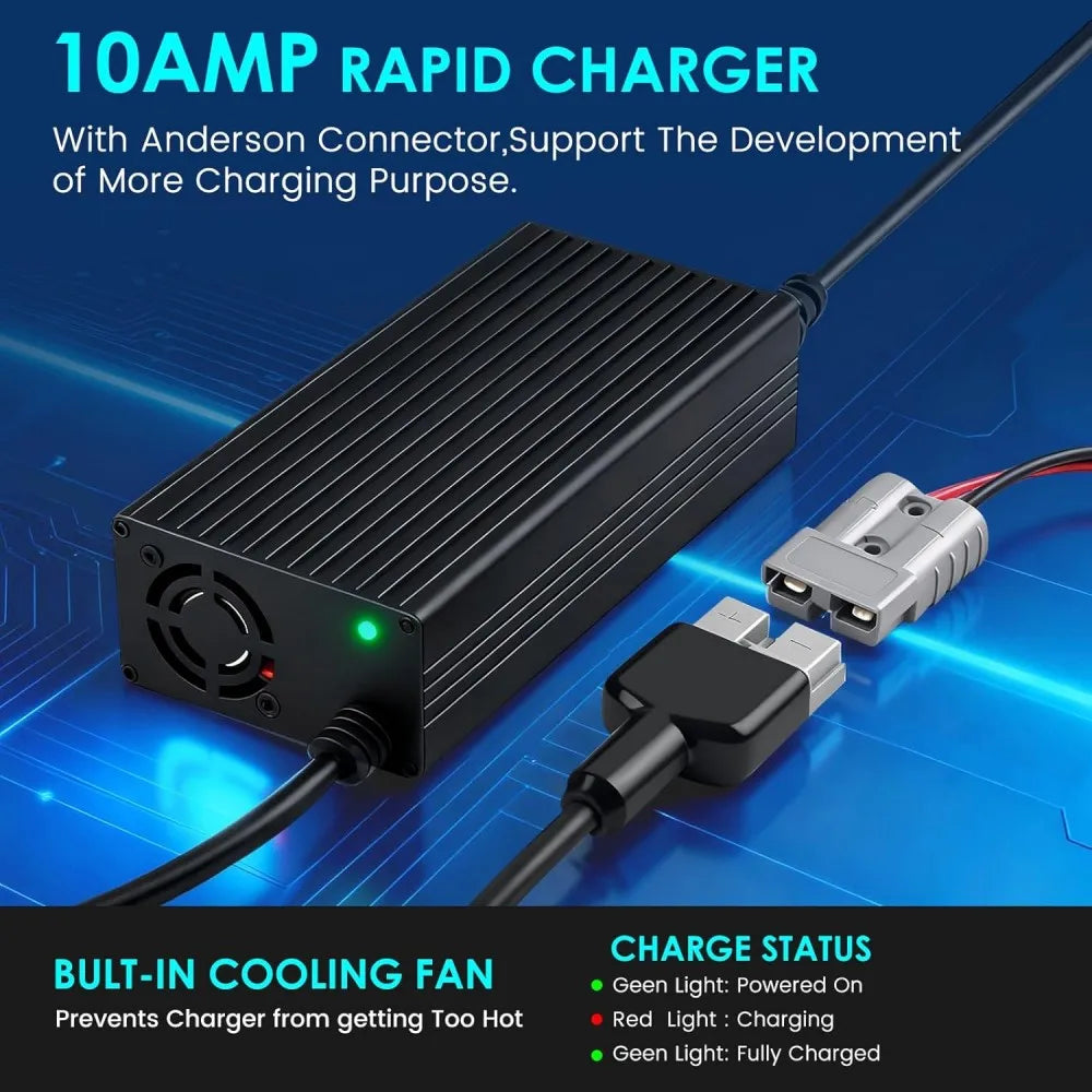 29.2V 10A Lifepo4 Lithium Battery Charger for Bike Scooter Motorcycle RV 8S 24V 25.6V Lipo Li-ion Lifepo4 Battery Charger