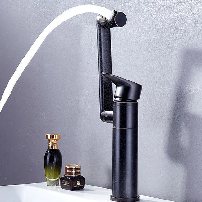 Faucet 360 Rotating Single Hole Multifunctional Hot and Cold Water Home Kitchen Bathroom Faucet