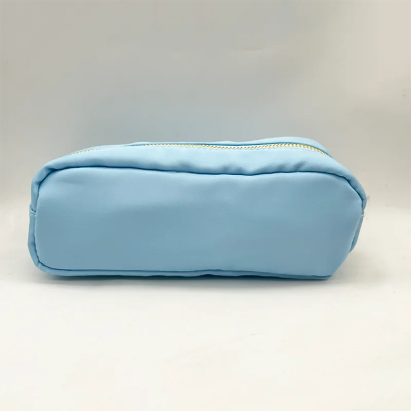 RTS Stock Nylon Girls Durable Colorful Simple School Bag Holder Storage Pouch Bag Gift Cute Marker Pen Classic Slim Pencil Case