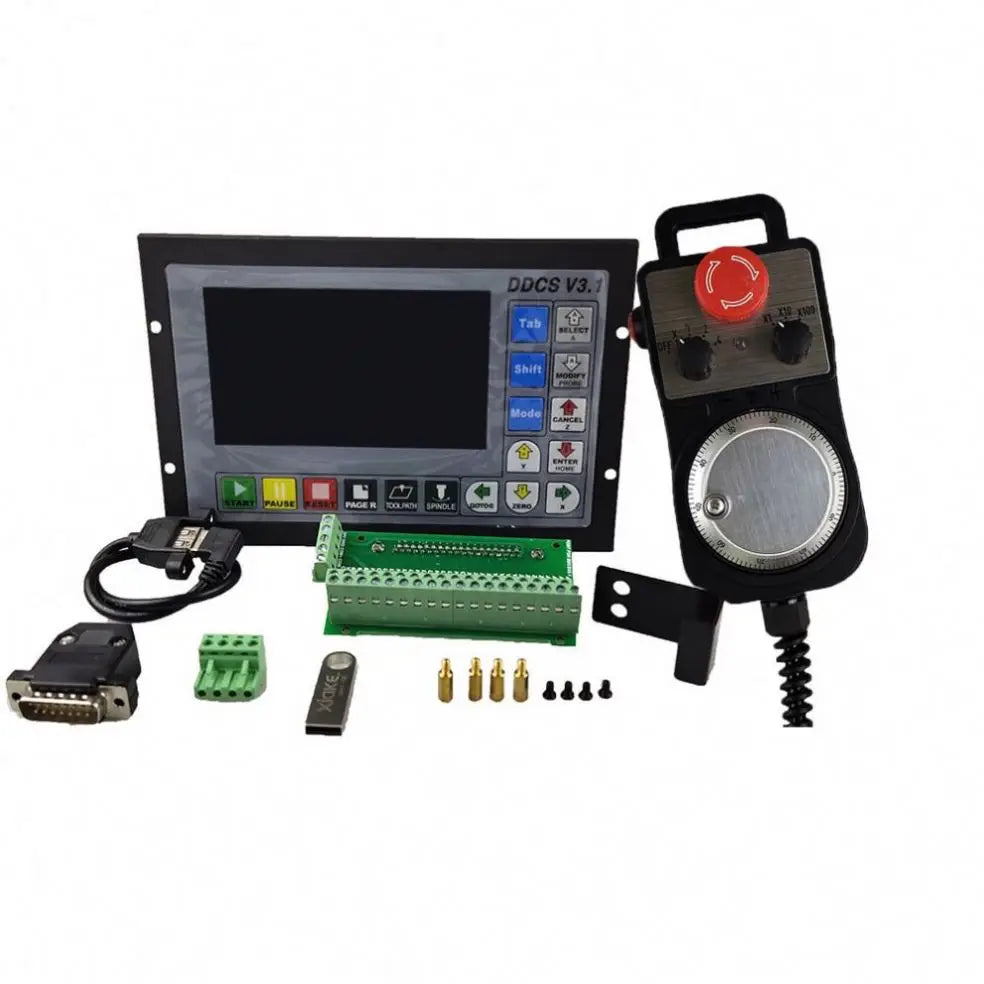 TEBAK DDCS 3 Axis V3.1  Standalone Motion Controller Offline Controller 3 Axis/4 Axis USB CNC Controller Interface