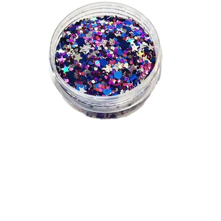 Valentines Day Hexagon Glitter Powder Table Decor Romantic Love Theme Party Supplies Eco-Friendly Polyester Customizable Logo