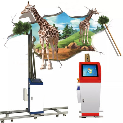 Automatic  Dx7 Tx800 1600 3200 Head Wallpen Vertical Printing Wall Printer Machine 3d Wall Uv Ink Effect 2024